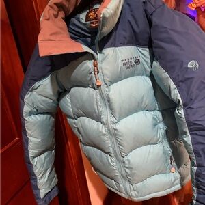 Mountain Hardwear Blue Puffer Jacket